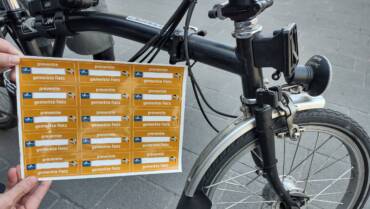 140 fietsen voorzien van een fietslabel