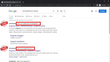 Steeds meer oplichting via valse bankwebsites