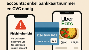 Nieuwe golf van oplichting via Uber-accounts: enkel bankkaartnummer en CVC nodig
