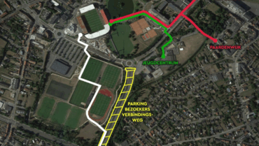 Belangrijke info voor supporters Essevee: verlaat de Elindus Arena via de aangeduide routes!