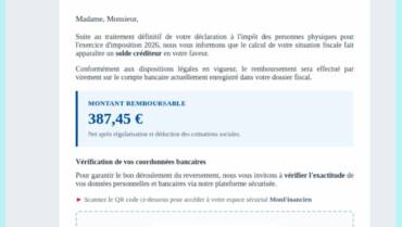 Let op: valse terugbetaling van de FOD Financiën!