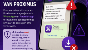 Telefonische oplichting: pas op voor valse telefoontjes van ‘Proximus’
